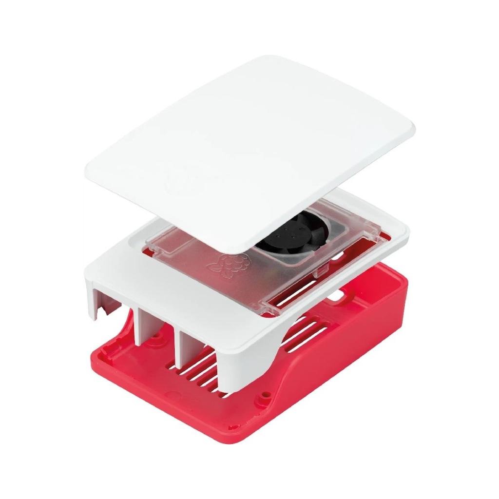 Корпус для микро ПК Raspberry Pi для Raspberry Pi 5 официальный Красно-белый (SC1159)