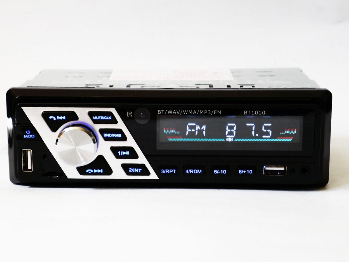 Автомагнитола Pioneer 1010BT USB/microSD/FM/AUX + Bluetooth с пультом ДУ 4x50 Вт