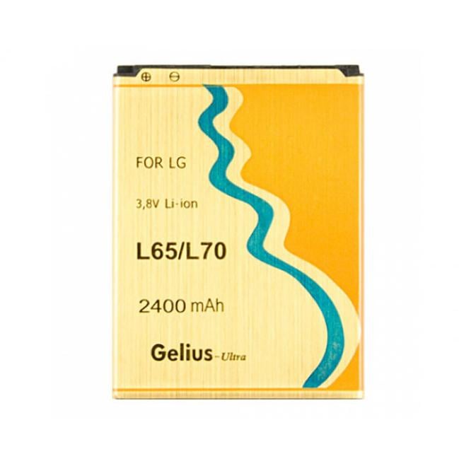 Аккумулятор Gelius Ultra для LG L65/L70/Spirit/D280/D285/D320/D325/H222 (BL-52UH) 2400 mAh