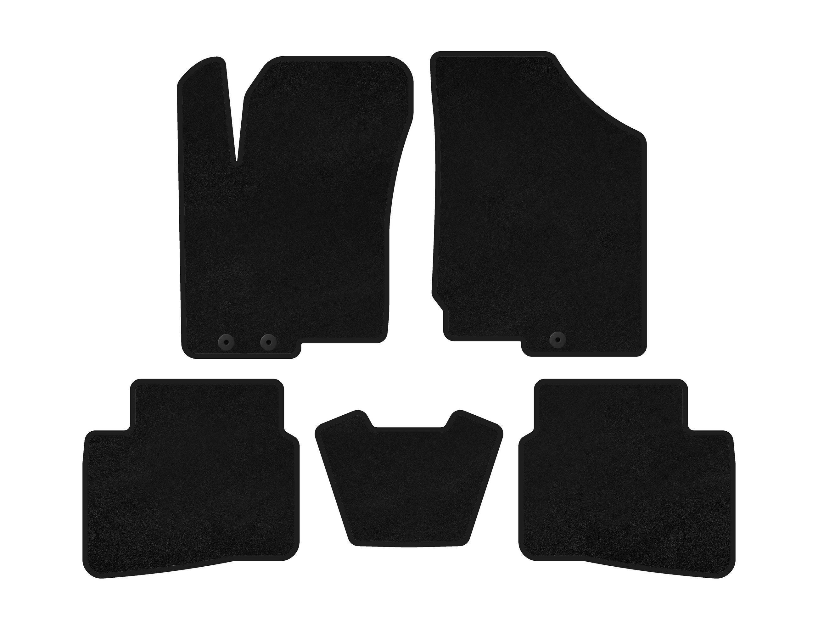 Коврики Digital Designs Classic для Kia Forte 2008–2024 рр. ткань Черный (165505)