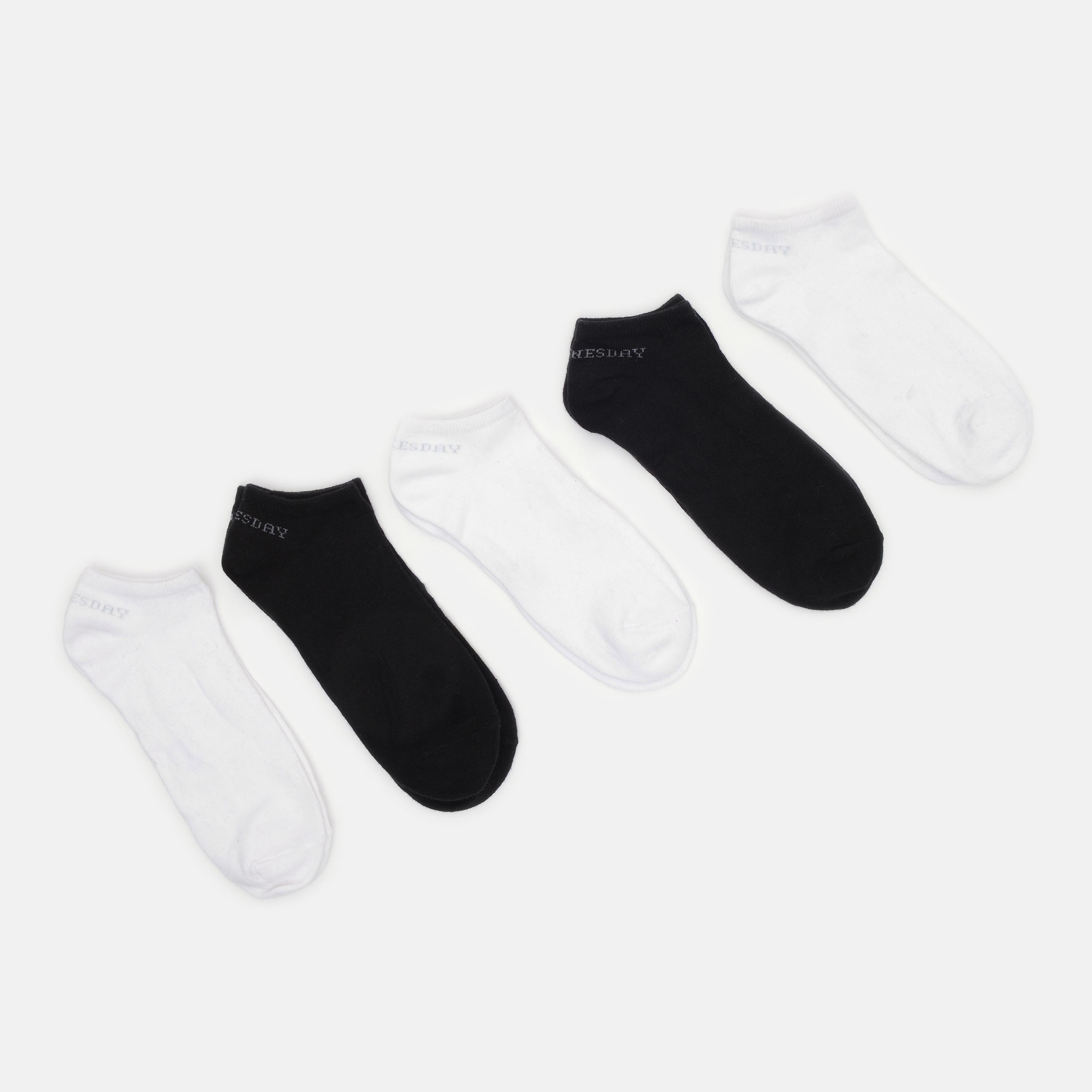 Шкарпетки C&A р. 35-38 5 пар Чорний/Білий (2409333562)