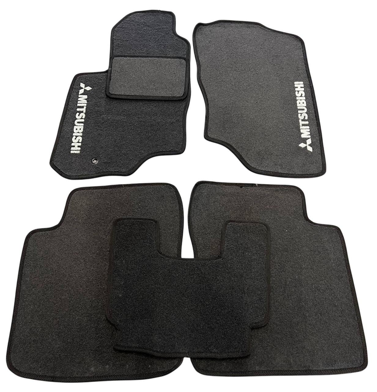 Килимки в салон ворсові для Mitsubishi Outlander 2001-2006 АКП Чорний (1398312943)