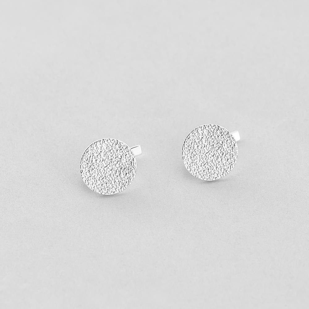Серебряные серьги Minimal Знаки внимания (7645)