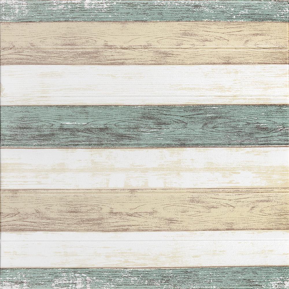 3D-панель самоклеющаяся Sticker Wall Молодое дерево 700х700х4 мм Зеленый (Панель-380)