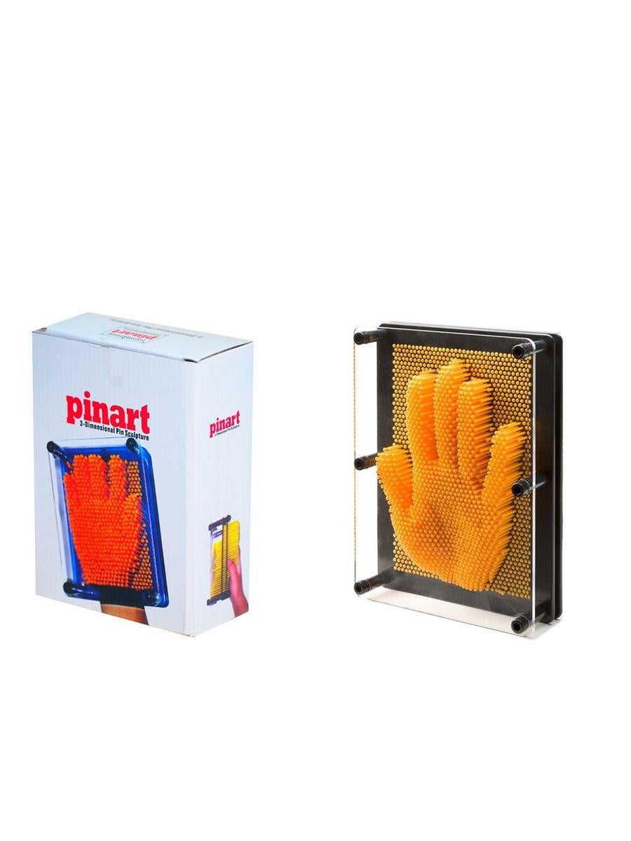 Пин Арт антистресс 3D игрушка экспресс-скульптор Pinart Желтый (7fd276d8)