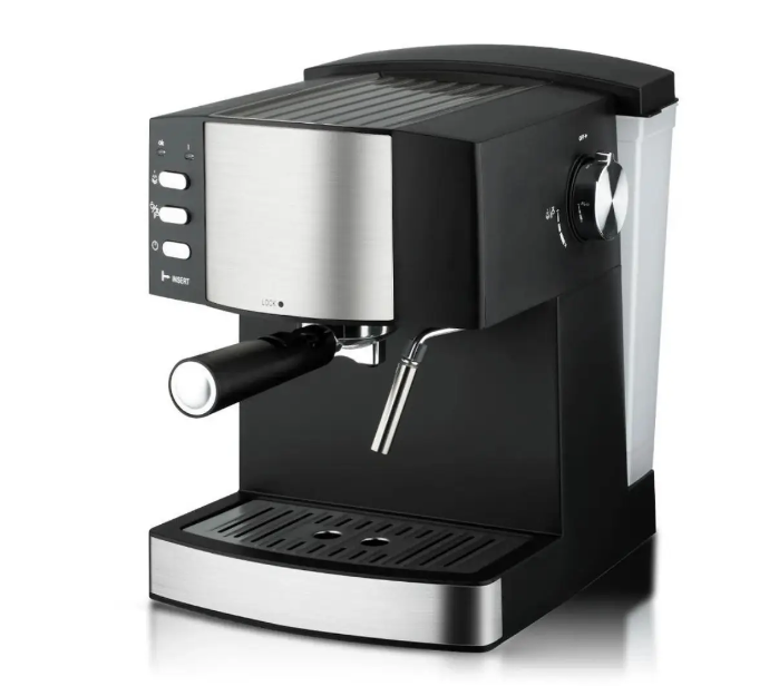 Электрокофеварка Domotec MS-113 рожковая 1,6 л 850 Вт Серебристый (29075676)