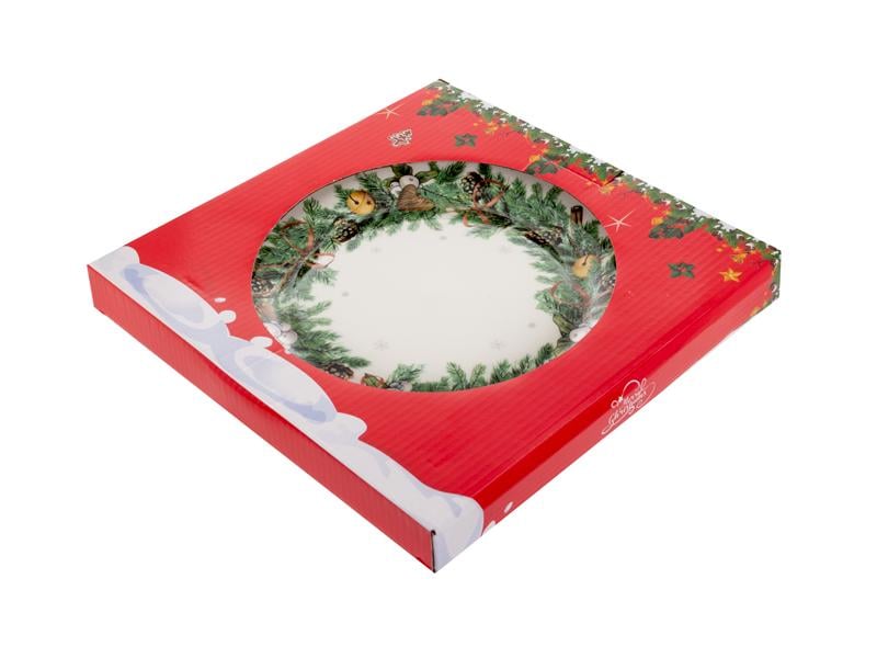 Тарелка фарфоровая Lefard Новый год 24,5 см (858-0127) - фото 2 Тарелка фарфоровая Lefard Новый год 24,5 см (858-0127) - фото 2