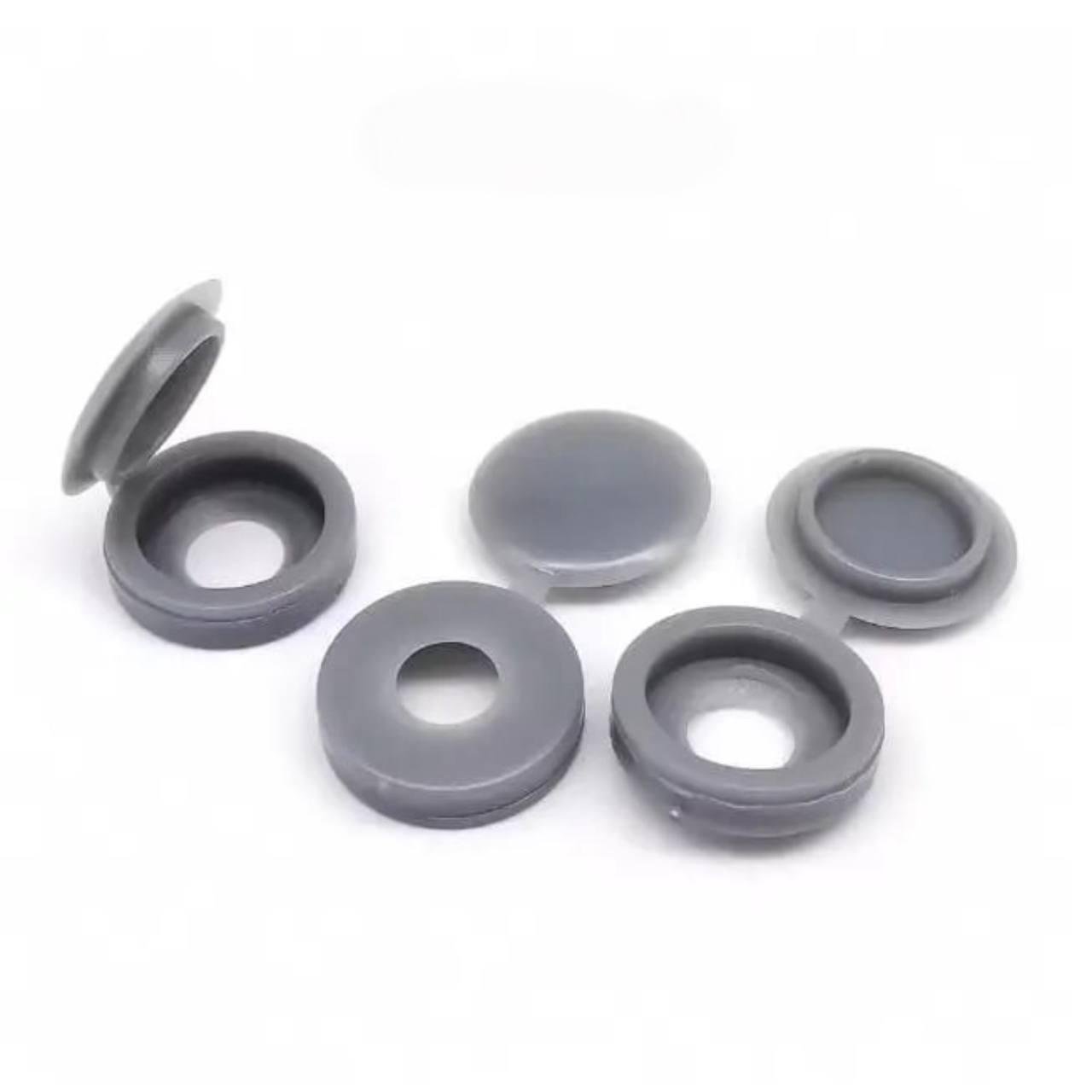 Колпачки под саморезы декоративные пластиковые Светло-серый 20 шт. (30285128)