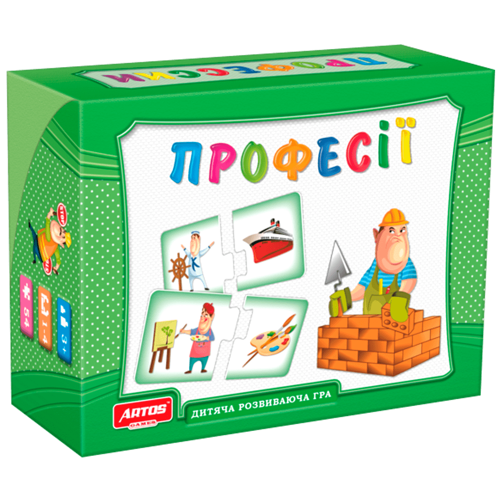 Настольная игра ARTOS GAMES Профессии Разноцветный (SR-113-N-174)