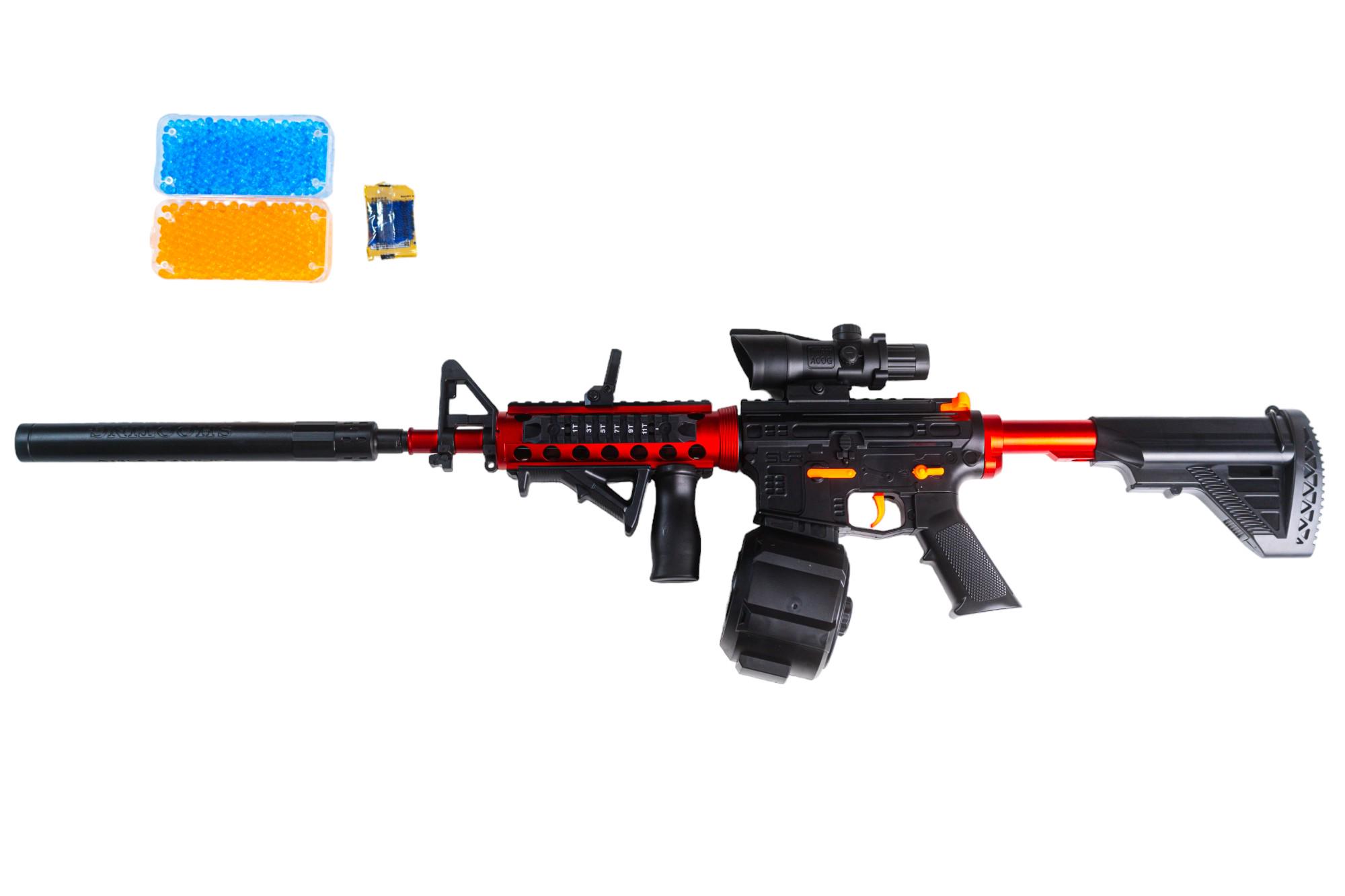 Детское оружие автомат-бластер M4A1 на орбизах (WH02B)