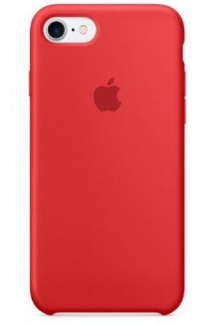 Силікон "ОРИГІНАЛ ВЕЛЮР" IPHONE 7/IPHONE 8 RED