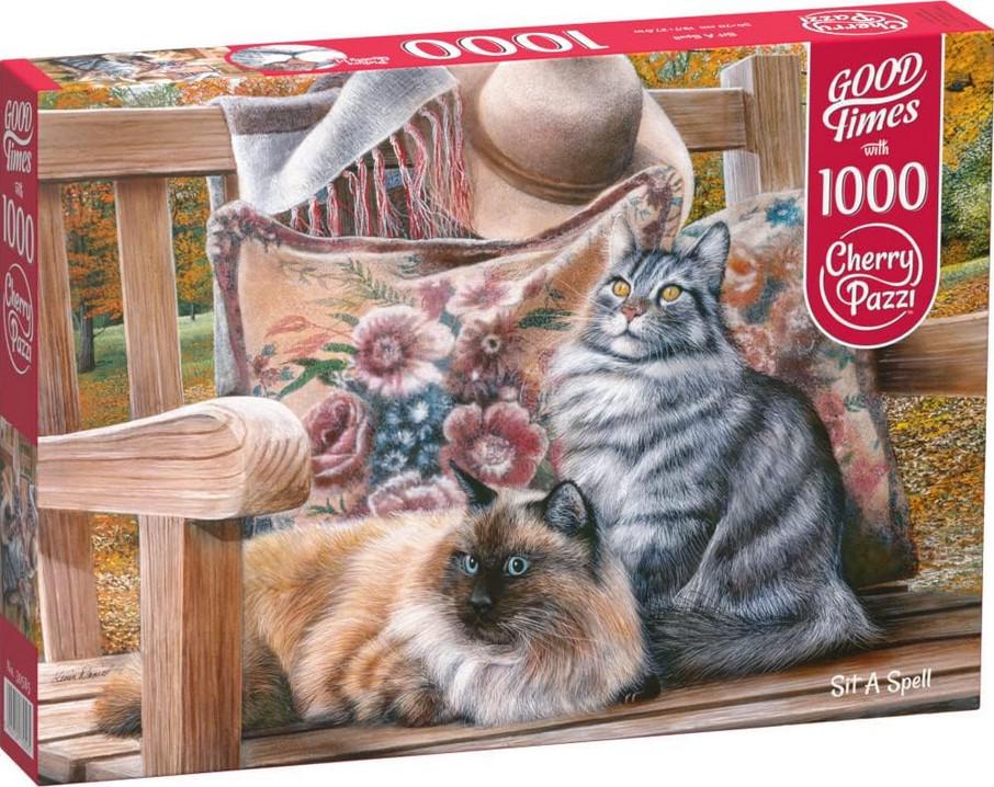 Пазл CherryPazzi Кошачьи посиделки 1000 эл.