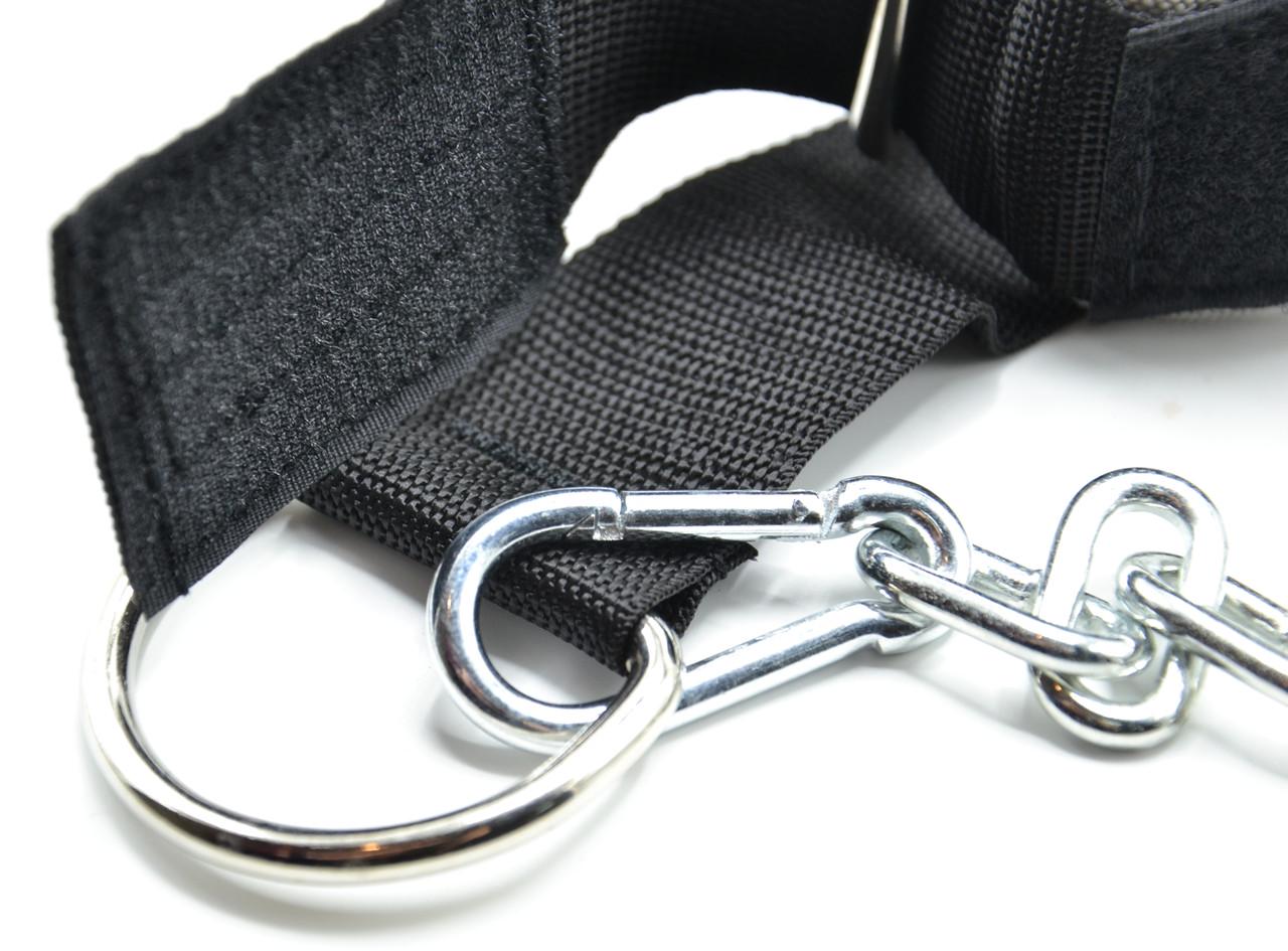 Тяга для шиї Power System PS-4039 Head Harness Black/Blue (14426228) - фото 4 Тяга для шиї Power System PS-4039 Head Harness Black/Blue (14426228) - фото 4