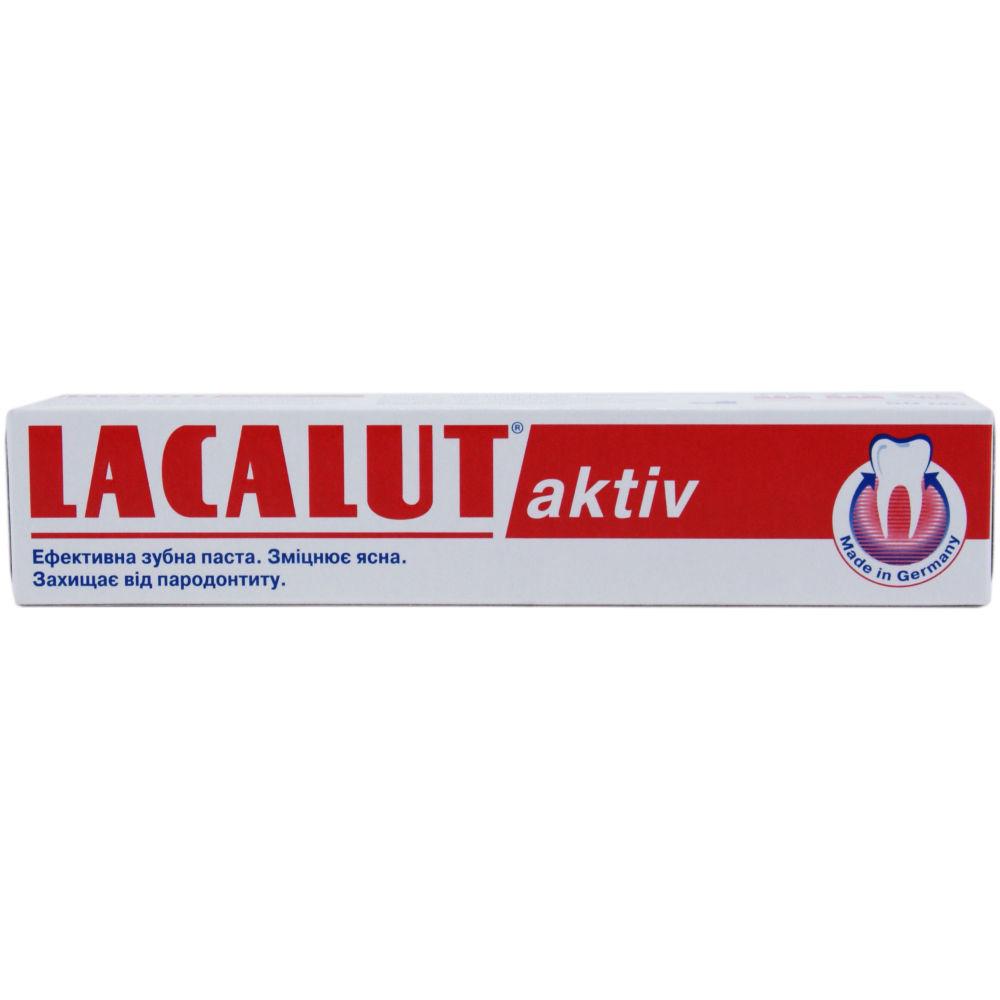 Зубна паста Lacalut aktiv 75 мл (4016369696309)