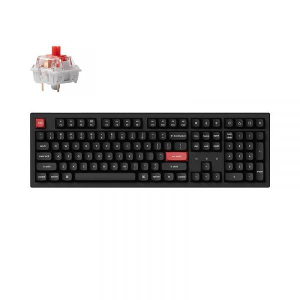 Клавиатура Keychron K10 PRO K pro Red WL/BT/USB-A EN/UKR RGB Black (K10P-B1-UA)