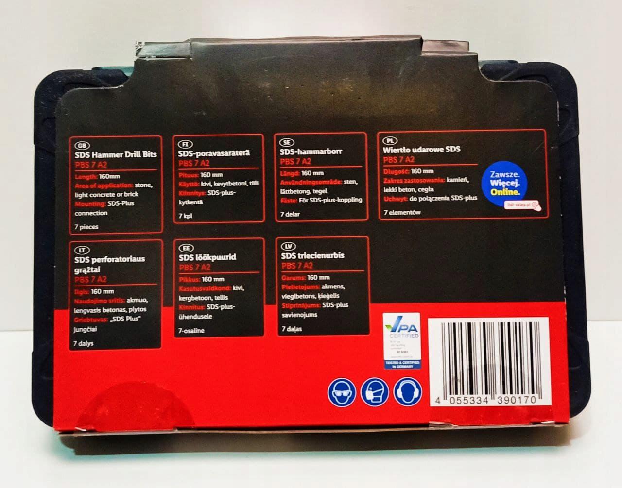 Набор сверл Parkside PBS 7 A2 7 пр. (0094P0001) - фото 4