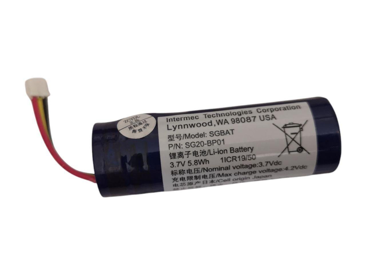 Аккумулятор для Honeywell SG20 Intermec SG20B 1D 2D 2DHC/SG20B1D/Fits Part no/SGBAT/SG20-BP01 5,8Wh (000012141)