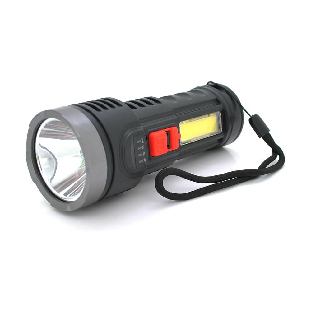 Ліхтарик ручний LATERNA L-822 5WLED/COB пластик вбудований акумулятор IP40 USB кабель 145х56х45 мм (32204) Ліхтарик ручний LATERNA L-822 5WLED/COB пластик вбудований акумулятор IP40 USB кабель 145х56х45 мм (32204)