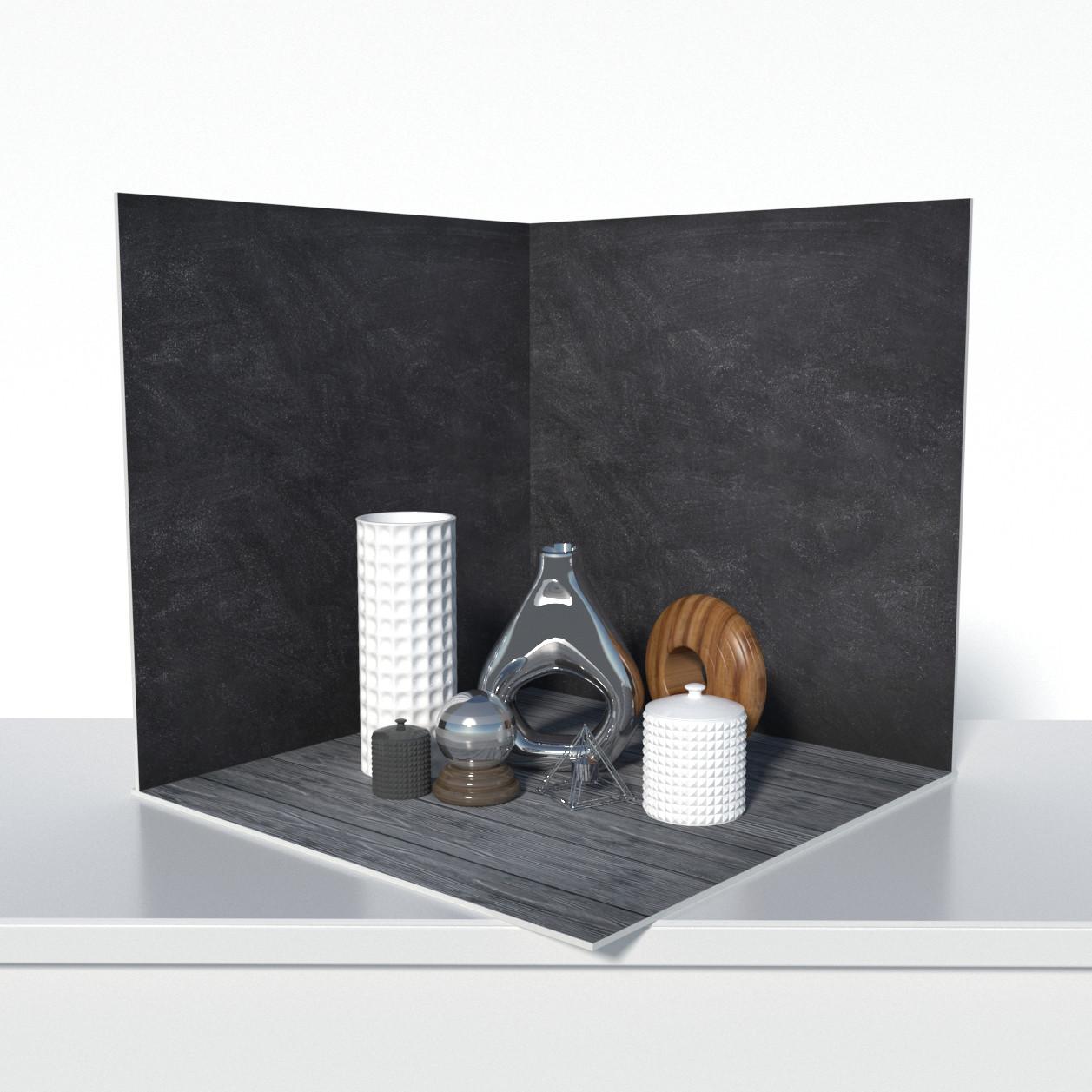 Фотофон пластиковый угловой 3D PolyPlast 50x50x50 см №61012 Фотофон пластиковый угловой 3D PolyPlast 50x50x50 см №61012