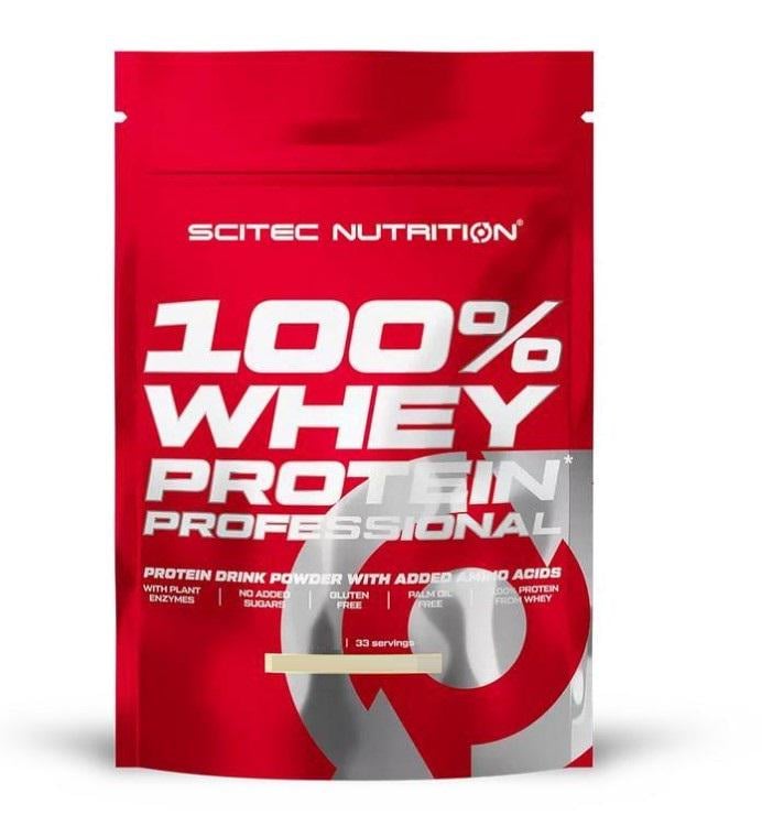 Протеин Whey Protein Professional strawberry white chocolate вегетарианский 1 кг (12942) - фото 1