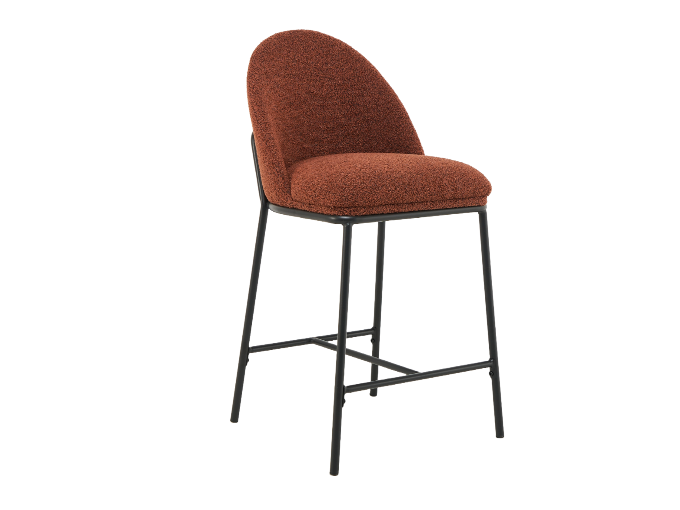 Полубарный стул Vetro Mebel В-150 Терракотовый/Черный (29850545) - фото 1 Полубарный стул Vetro Mebel В-150 Терракотовый/Черный (29850545) - фото 1