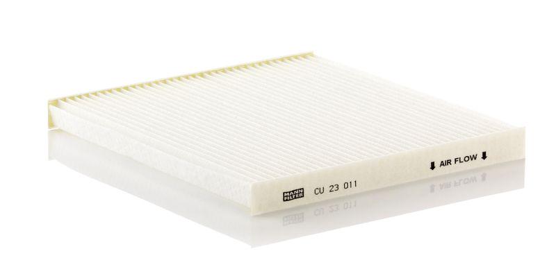 Фильтр салона Mann-Filter для Nissan Micra IV 1,2 10-/1,5 dCi 03-10/Note 1,2/1,5 dCI 12- (CU 23 011)
