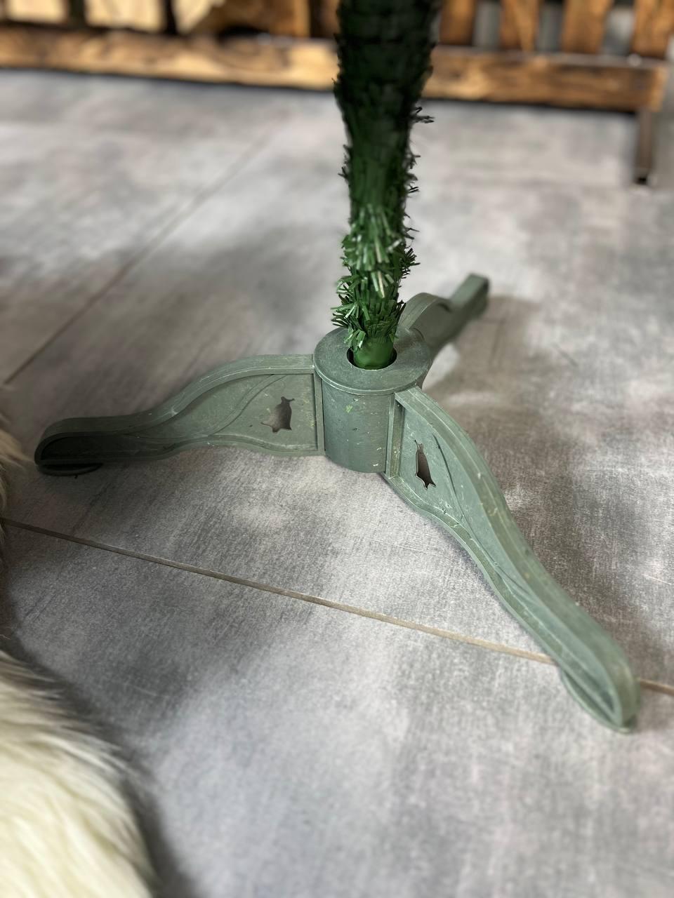 Искусственная елка Сказка 1 м с пластиковой подставкой Зеленый (YA678280) - фото 6 Искусственная елка Сказка 1 м с пластиковой подставкой Зеленый (YA678280) - фото 6