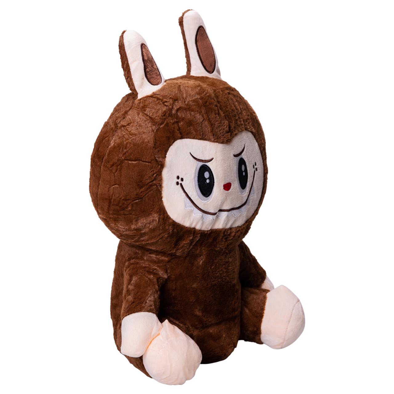 М'яка іграшка-плед подушка Colorful Home Лабубу 3в1 50 см Коричневий (LAB2BR) - фото 7 М'яка іграшка-плед подушка Colorful Home Лабубу 3в1 50 см Коричневий (LAB2BR) - фото 7