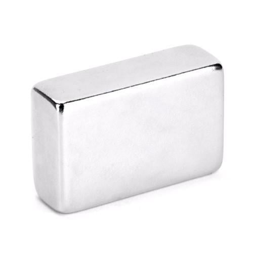 Магніт неодимовий прямокутний 30x20x10 мм N35 Silver (288077)
