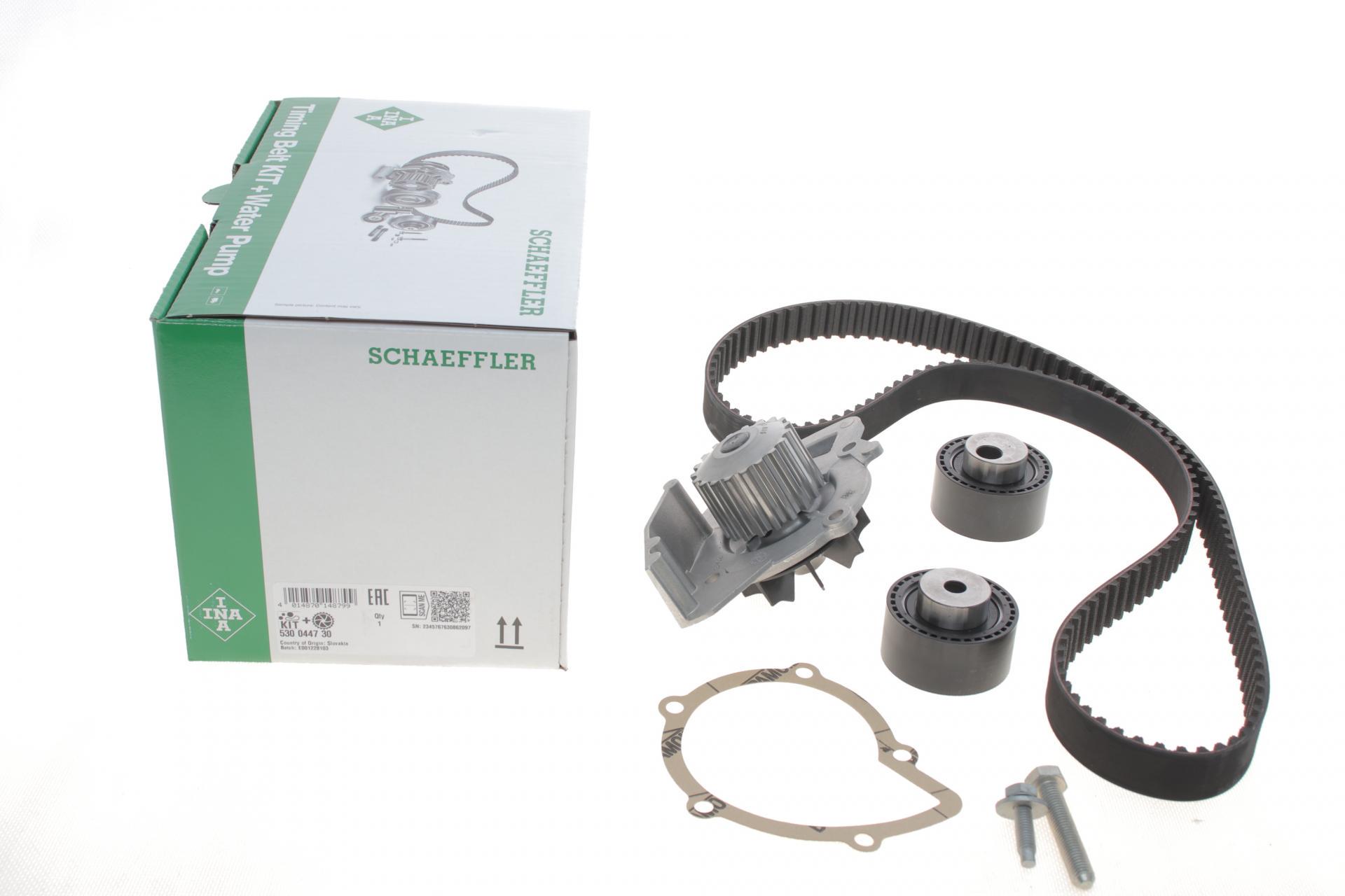 Комплект ГРМ и помпа INA Citroen Jumper/Peugeot Boxer 2.2 HDi 02-06 530 0447 30
