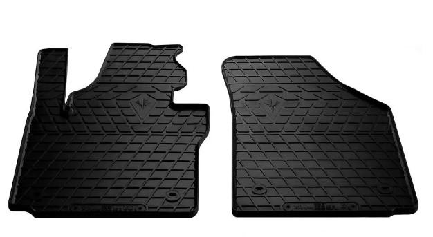 Килимки автомобільні Stingray Premium без запаху гуми для Volkswagen Caddy 2004-2010 р гума 2 шт. (33379)