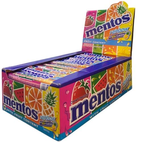 Цукерки жувальні Mentos Rainbows 28,6 г (32464080)