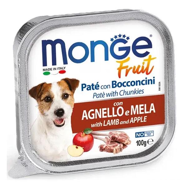 Корм для собак Monge Dog Wet FRUIT ягня з яблуком 0,1 кг (27260442)