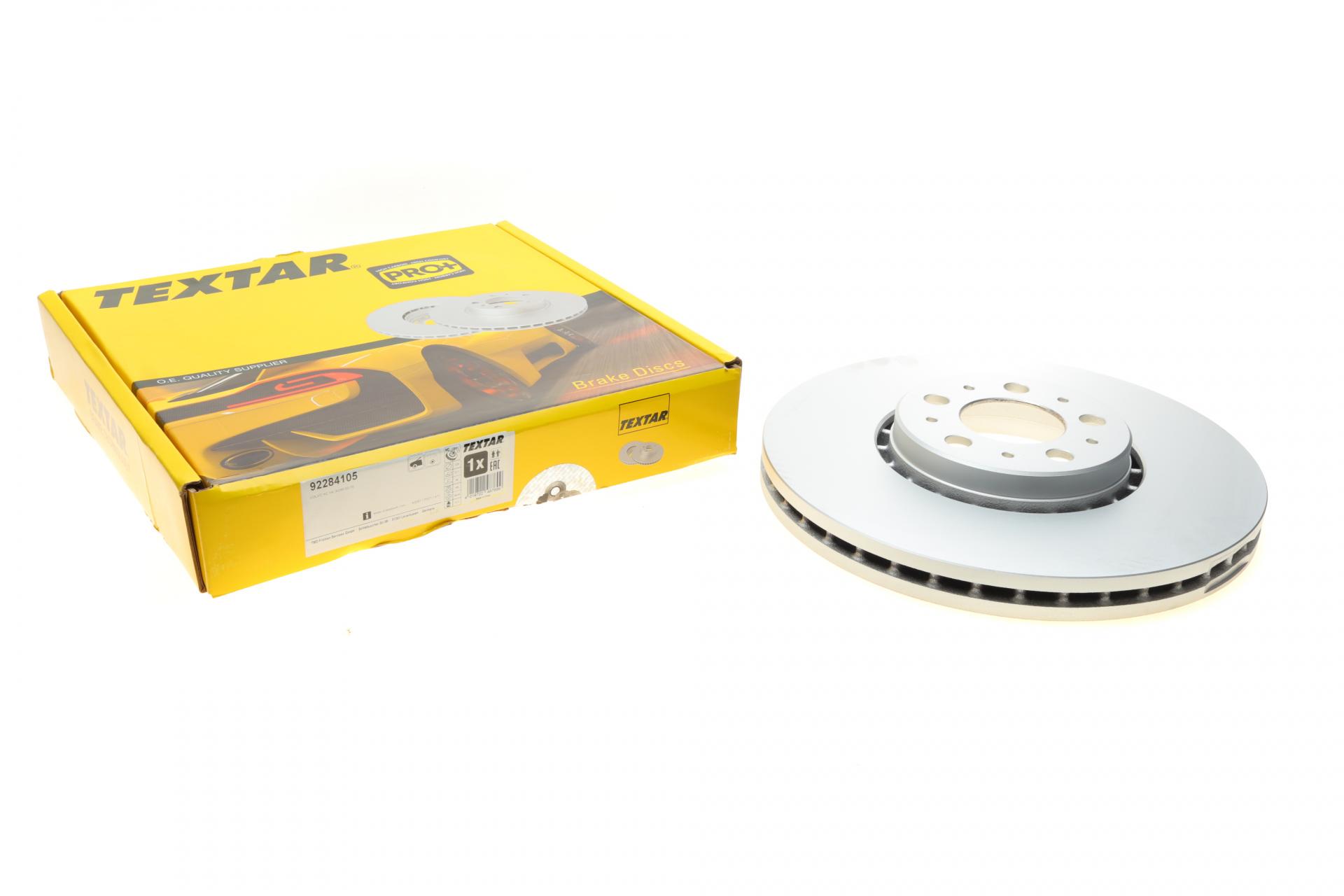 Диск тормозной передний TEXTAR PRO+ для Volvo XC90 02-15 328x30 мм (92284105)