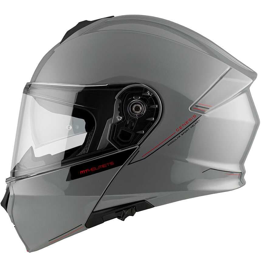 Мотошлем MT HELMETS Genesis SV A11 M Gloss Grey (29182)