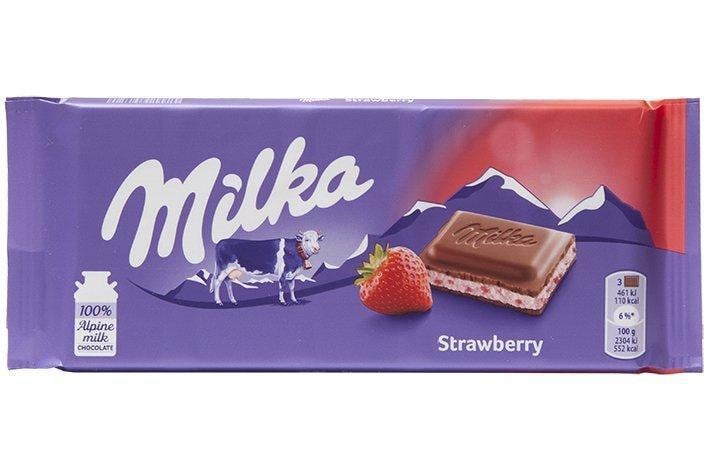 Шоколад Milka Strawberry 100 г