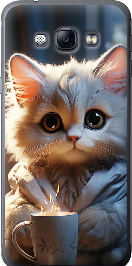 Чехол на Samsung Galaxy A8 A8000 White cat (5646u-135-42517)