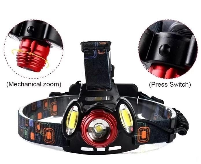 Ліхтар налобний 2118 T6/2COB (2068668024) - фото 3 Ліхтар налобний 2118 T6/2COB (2068668024) - фото 3