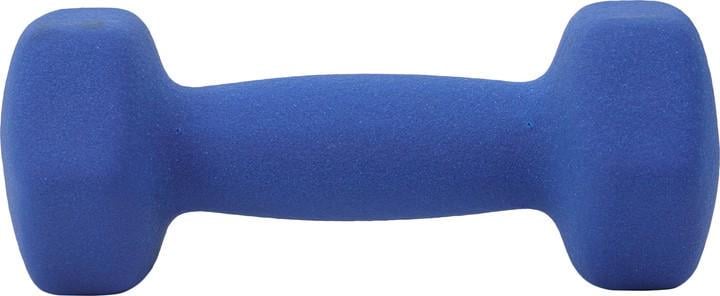 Гантель TECOFIT із неопрену 2 кг Синій (TOP20056110/1) - фото 2