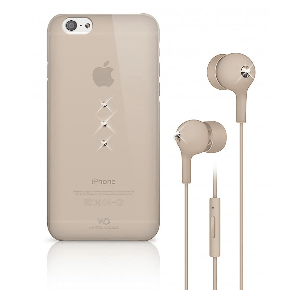 ᐉ Чехол-накладка с наушниками White Diamonds Bundle Trinity+Earphones for  iPhone 6/6S, Rose Gold (7007TRI56) • Купить в Киеве, Украине • Лучшая цена  в Эпицентр