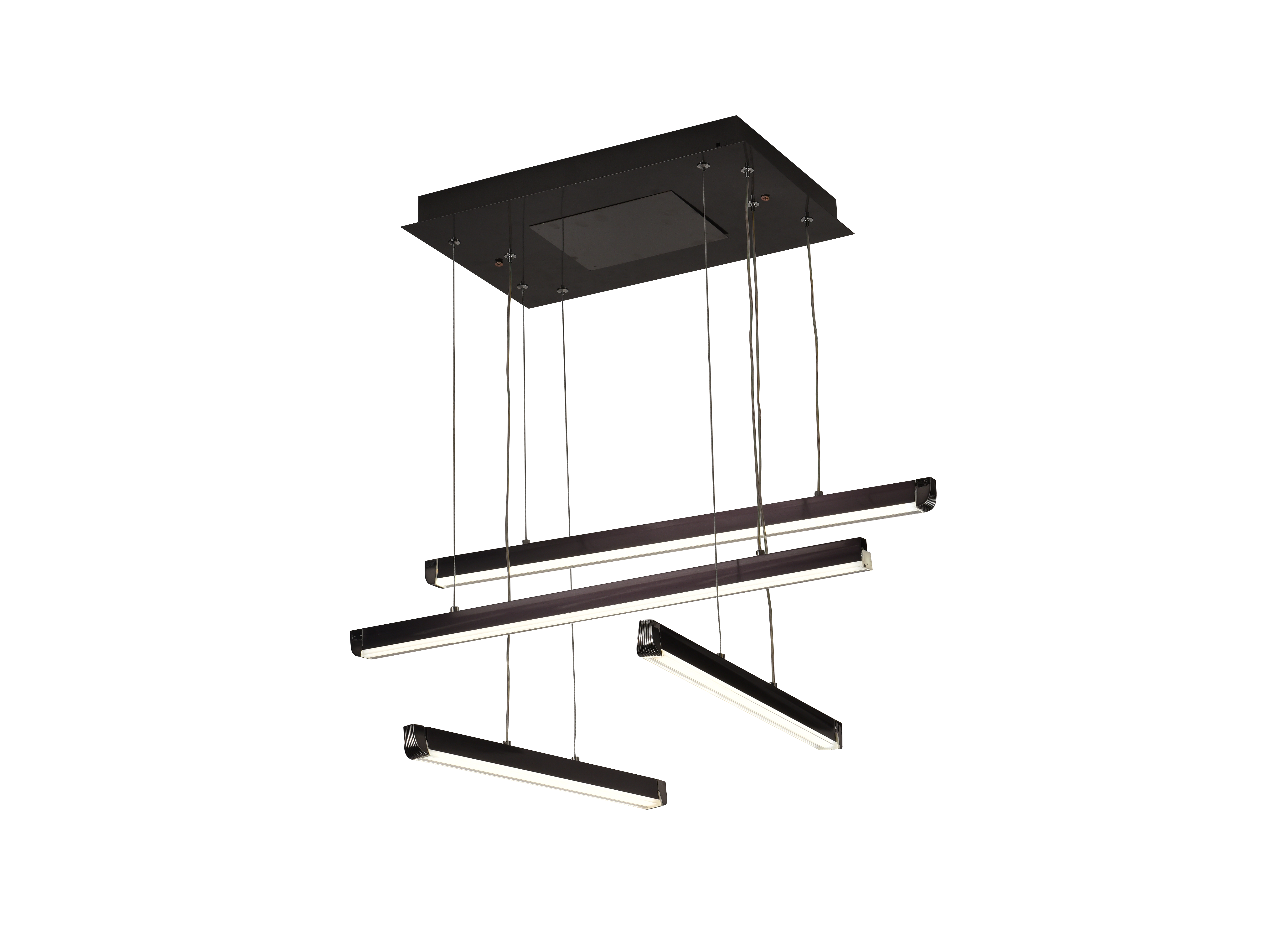 Люстра светодиодная акриловая Valeso V 1130 BK Черный (000041643)