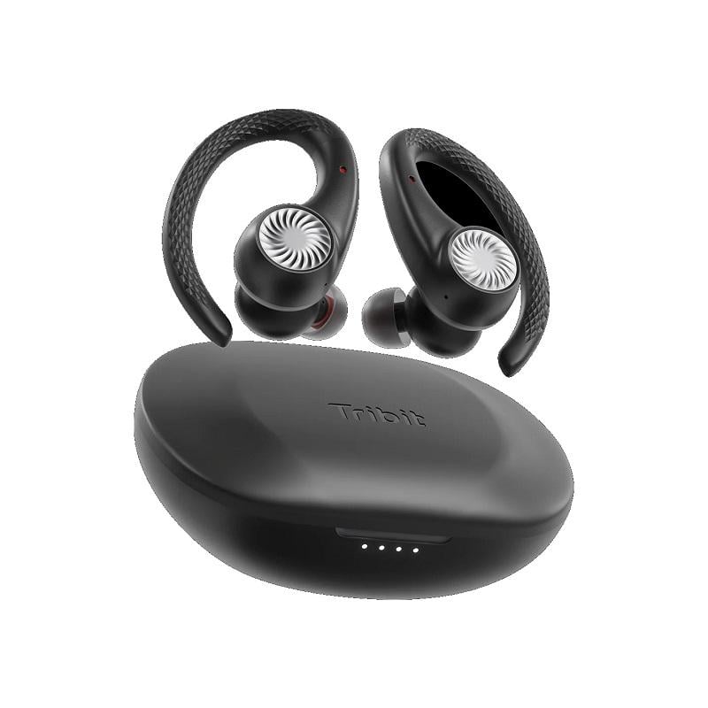 Наушники беспроводные Tribit MoveBuds H1 BTH95 с креплением-крючком и влагозащитой Черный Наушники беспроводные Tribit MoveBuds H1 BTH95 с креплением-крючком и влагозащитой Черный