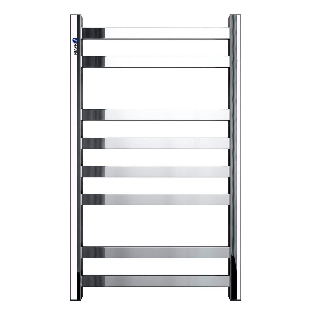 Полотенцесушитель водяной NAVIN Авангард с нижним подключением 500х800 мм Хром (2134805631)