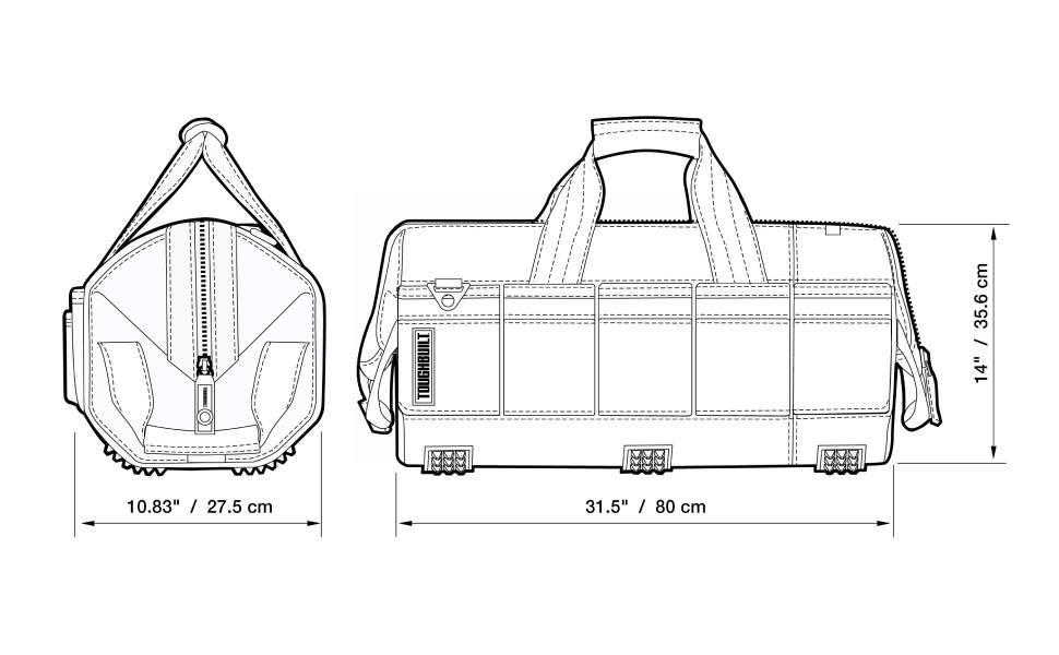 Сумка для інструментів ToughBuilt Contractor (TB-60-26-BEA) - фото 9