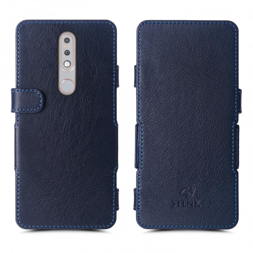 Чехол книжка Stenk Prime для Nokia 7.1 Синий (62672) Чехол книжка Stenk Prime для Nokia 7.1 Синий (62672)