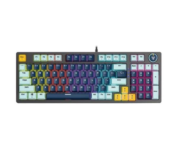 Клавіатура ігрова Fantech ATOM96 MK890V2 MIZU Red Switch Navy