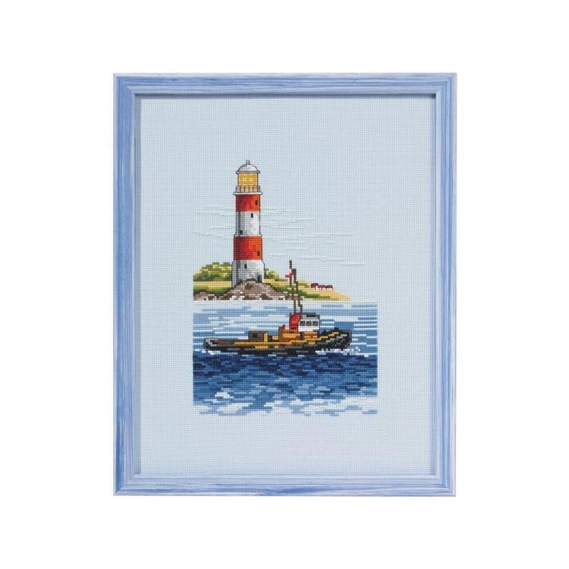 Набор для вышивания крестиком Permin 92-2108 Boat Lighthouse (23552) Набор для вышивания крестиком Permin 92-2108 Boat Lighthouse (23552)