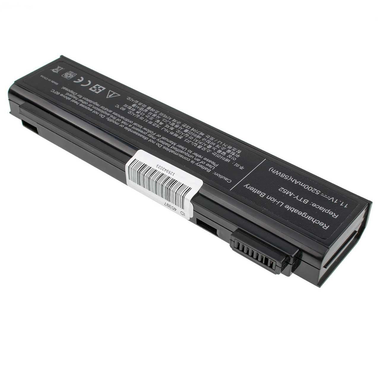 Акумулятор для ноутбука MSI MegaBook M520 5200 mAh 111V 58 Wh