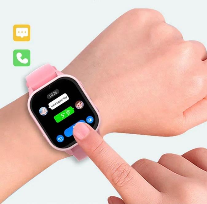 Смарт-годинник з GPS для дітей Wonlex KT19 Pro Max 8GB Pink - фото 4