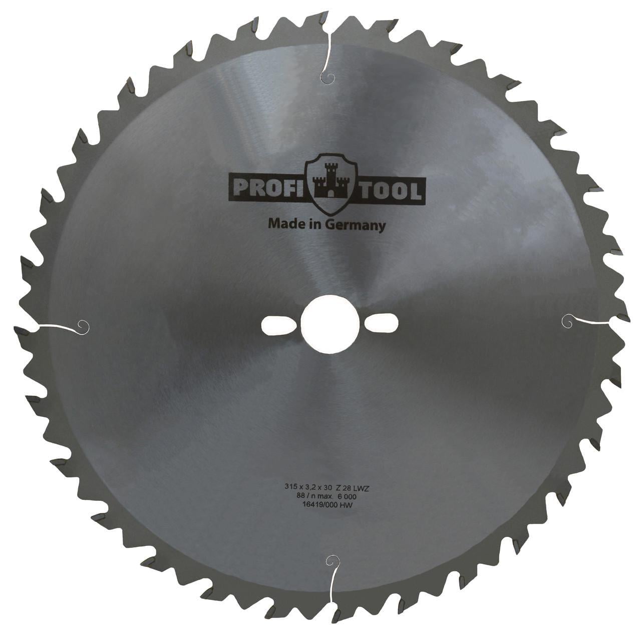 Диск пиляльний PROFITOOL Z 28 LWZ 315х3,2х2,2х30 мм (2131501)